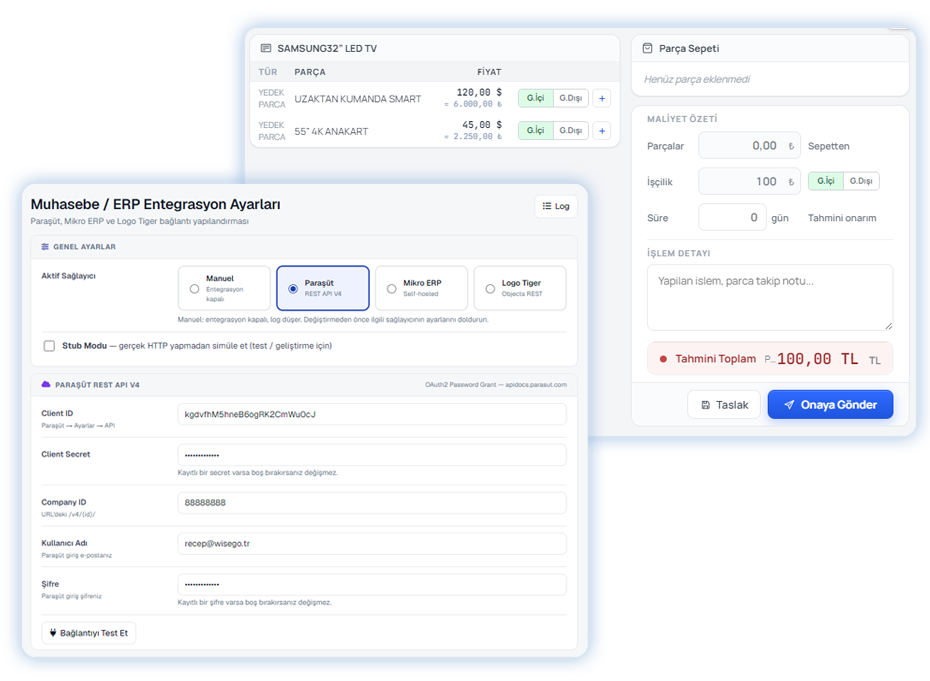 ERP Entegrasyonu